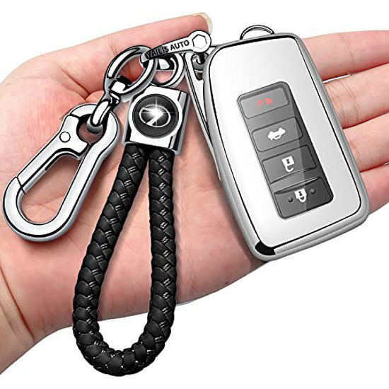 Autophone Compatible with Lexus Key fob Cover with Keychain Soft