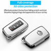 Picture of Autophone for Lexus Key Fob Cover with Keychain Soft TPU 360 Degree Protection Key Shell Case Compatible with RX ES GS LS NX RS GX LX RC LC Smart Key-Silver