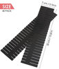 Picture of Flytianmy 40Pcs Drawer Dividers, Adjustable Drawer Organizer for Socks, Underwear, Makeup, Can Help Tidy Kitchen, Bedroom, Dresser Black