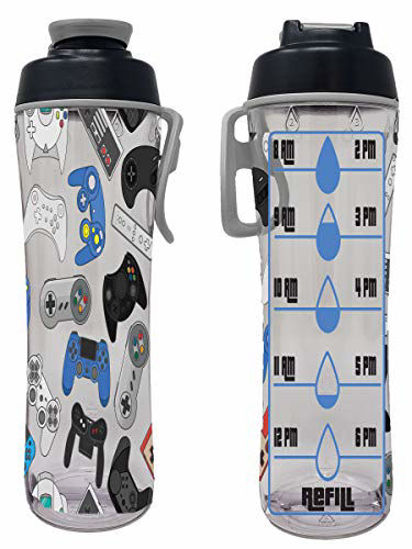 Kids' 24oz BPA-Free Water Bottle with Time Marker, Leakproof Cap, Carry  Loop - Unicorn Design 