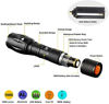 Picture of Tactical Flashlight, YIFENG XML T6 Ultra Bright LED flashlight with Adjustable Focus and 5 Light Modes for Camping Hiking Emergency (2 pack)