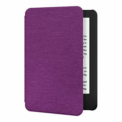 Picture of Ayotu Fabric Case for All-New Kindle 10th Gen 2019 Release Only - Thinnest&Lightest Smart Cover with Auto Wake/Sleep - Support Back Cover adsorption -(Not Fit Kindle Paperwhite 10th Gen 2018), Purple