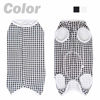 Picture of Dogs Recovery Suit Post Surgery Shirt for Puppy, Wound Protective Clothes for Little Animals(Black White Plaid-s)