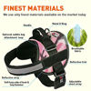 Picture of Dog Harness, Reflective No-Pull Adjustable Vest with Handle for Walking, Training, Service Breathable No - Choke Harness for Small, Medium or Large Dogs Room for Patches Girth 15 to 19 in Pink Camo