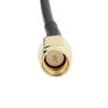 Picture of uxcell 2 Pcs RP-SMA Male to SMA Male Adapter Connector RG174 Coaxial Cable for Satellite Television Black 6m