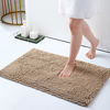 Picture of Smiry Luxury Chenille Bath Rug, Extra Soft and Absorbent Shaggy Bathroom Mat Rugs, Machine Washable, Non-Slip Plush Carpet Runner for Tub, Shower, and Bath Room(17''x24'', Beige)