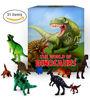 Picture of Dinosaur Toys Set, 31-Pieces. Educational Dinosaur Toys Pack, Toy Figures with T-Rex, Velociraptor, Triceratops, Stegosaurus, Prehistoric Fauna + Mountain. Great Child Learning Toy by MyFirstDino