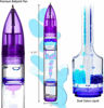 Picture of YUE ACTION Liquid Motion Timer Pen 2 Pack / Liquid Timer Pen / Multi Colored Fidget Pen for Office Desk Toys, Novelty Gifts ,Novelty Toys (Blue+Purple Set)