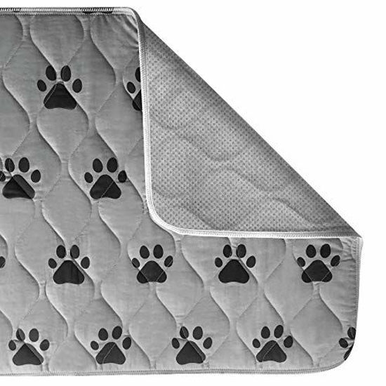 Picture of Gorilla Grip Original Reusable Pad and Bed Mat for Dogs, 18x12, Absorbs 1 Cup, Oeko Tex Certified, Washable, Waterproof, Puppy Crate Training, Furniture Protection Pet Pads, Fits 18 Inch Dog Crates