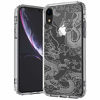 Picture of MOSNOVO Compatible for iPhone XR Case, Clear White Dragon Pattern Print Design Girl Women with Transparent TPU Bumper Protective Hard Back Case Cover for iPhone XR