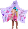 Picture of Jay Franco Nickelodeon JoJo Siwa Follow Your Dreams Hooded Bath/Pool/Beach Towel, Purple