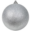 Picture of Christmas Ornaments Balls 7.1" Large Christmas Decorations Xmas Tree Shatterproof Big Silver Christmas Ball Ornaments with Hanging Loop for Wedding Holiday Halloween Party Indoor Outdoor Decor