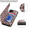 Picture of LETO iPhone 12 Pro Max Case,Flip Folio Leather Wallet Case Cover with Fashion Flower Designs for Girls Women,with Card Slots Kickstand Protective Phone Case for iPhone 12 Pro Max 6.7" Pink Leopard