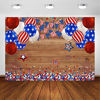 Picture of Avezano American Flag 4th of July Backdrop for Independence Day Party Photoshoot Photography Background Red White and Blue Patriotic Fireworks Parties Events Decorations Photo Booth Backdrops (7x5ft)