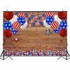 Picture of Avezano American Flag 4th of July Backdrop for Independence Day Party Photoshoot Photography Background Red White and Blue Patriotic Fireworks Parties Events Decorations Photo Booth Backdrops (7x5ft)