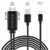 Picture of Compatible with iPhone iPad to HDMI Adapter Cable, Mareion 6.6ft Digital AV Cord, HDMI Connector Support 1080P HDTV Compatible with iPhone XS/XS Max/XR/X/8/7/6/Plus/5 iPad iPod to TV Projector Monitor