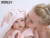 Picture of TBEZY Baby Hooded Towel with Unique Animal Design Ultra Soft Thick Cotton Bath Towel for Newborn (Bunny)