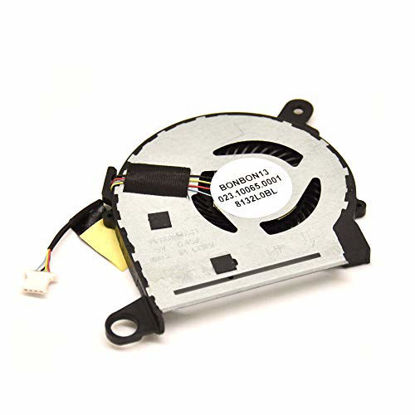 Picture of BAY Direct 4 Pin Replacement CPU Cooling Fan for HP Pavilion X360 M3-U M3-U103DX M3-U105DX Series Compatible Part Number 855966-001