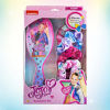 Picture of Nickelodeon Jojo Siwa Hair Brush Set - Jojo Siwa Hair Accessory 5 Pcs Gift Set -- 1 Large Brush For Girls - 4 Scrunchies For Kids - Hair Accessories For Girls - Detangling Brush for Thick Curly Thin Long Short Wet or Dry Hair - Elastic Hair Ties Ropes Scrunchie for Girls Hair - Birthdays Gift