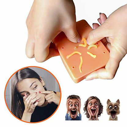 Picture of KYW Pimple Popping Toy Funny Silicone Pimple Popping Decompression Relax Toy - Practical Jokes Toy