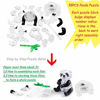 Picture of Coolplay 3D Crystal Puzzle Panda Gifts, Desk Toys with Light-Up Base 58 Pieces