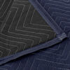 Picture of Sure-Max Moving & Packing Blanket - Pro Economy - 80" x 72" (35 lb/dz weight) - Professional Quilted Shipping Furniture Pad Navy Blue and Black - 1 Blanket