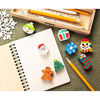 Picture of Juvale Mini Holiday Eraser Stocking Stuffers, Christmas Party Favors (100 Pieces)