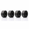 Picture of Monosaudio 4pcs 40x20mm Speaker Spikes Adhesive Bumper Feet Isolation Stands with Non-Slip Rubber Rings for Speakers, Subwoofers, Home Theater, Turntable DAC Feet Pad (Black Colour)