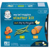 Picture of Gerber My 1st Fruits and Veggies Stage 1 Baby Food Starter Pack Bundle, 2 items, 2 Ounce Tubs, (12 Tubs Total)