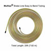 Picture of 3/16 Brake Line Tubing Kit - MuHize Flexible Double Galvanized Steel Tube Roll 25 ft 3/16" (Includes 16 Fittings)