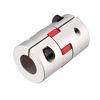 Picture of uxcell Shaft Coupling 20mm to 20mm Bore L66xD40 Flexible Coupler Joint for Servo Stepped Motor