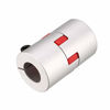 Picture of uxcell Shaft Coupling 20mm to 20mm Bore L66xD40 Flexible Coupler Joint for Servo Stepped Motor