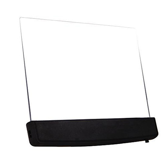 Picture of Mzcurse LED Lightwedge Reading Lamp Night Vision Flat Plate Portable Panel Book Light for Reading in Bed