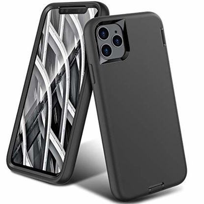 Picture of ORIbox Case Compatible with iPhone 11 Pro Case, Soft-Touch Finish of The Liquid Silicone Exterior Feels