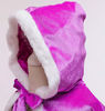 Picture of Girls Princess Furry Hooded Cape Cloak Costume Dress Up for Birthday Halloween Christmas Cospaly 6-7Y (Purple)