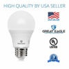 Picture of GREAT EAGLE LIGHTING CORPORATION 100W Equivalent LED A19 Light Bulb 1500 Lumens Cool White 4000K Dimmable 14-Watt UL Listed (6-Pack)