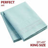 Picture of Mellanni King Size Pillow Cases 2 Pack - Pillow Covers - Pillow Protector - Hotel Luxury 1800 Bedding Sheets & Cooling Pillowcases - Envelope Closure (Set of 2 King Size 20" x 40", Baby Blue)