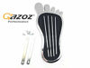 Picture of Gazoz Performance Accelerator"FOOT" Barefoot Style Gas Pedal Pad Cover Hot Rod Rat Chrome Custom