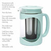 Picture of Primula Burke Deluxe Cold Brew Iced Coffee Maker, Comfort Grip Handle, Durable Glass Carafe, Removable Mesh Filter, Perfect 6 Cup Size, Dishwasher Safe, 1.6 Qt, Aqua