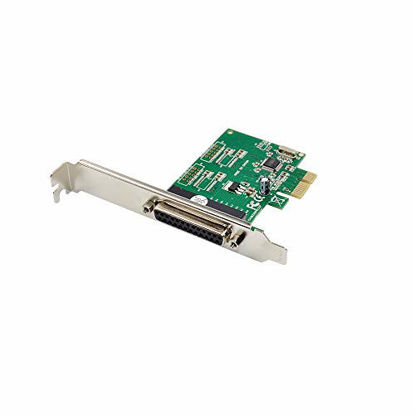 Picture of X-MEDIA XM-PEX-1P PCI-E 1-Port DB25 Parallel PCI Express PCIe Card - IEEE 1284 Parallel Adapter Card - WCH382L Chipset - Supports ECP/EPP/SPP