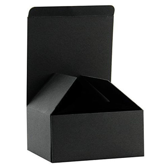 Gift Boxes,small Gift Boxes 50 Pcs,black Kraft Paper Box With Lid For Party  Favor,ornaments,bakery | Fruugo NO