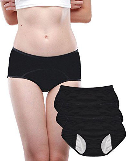 Women Postpartum Underwear Menstrual Period Sanitary Panties Leak Proof  Bleeding Protective Briefs 