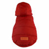 Picture of Vecomfy Fleece Lining Extra Warm Dog Hoodie in Winter,Small Dog Jacket Puppy Coats with Hooded,Red XS