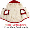 Picture of Vecomfy Fleece Lining Extra Warm Dog Hoodie in Winter,Small Dog Jacket Puppy Coats with Hooded,Red XS