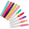 Picture of 5-Piece Glass Nail File Set with Hard Cases, Professional Manicure Glass Fingernail Files, Gently Shape Nails with Expert Precision & Enjoy a Smooth Finish - Bona Fide Beauty Premium Czech Glass