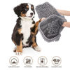 Picture of Ompaa Chenille Dog Drying Towel, Super Absorbent Microfiber Dog Bath Towels for Drying Dogs Cats, Shammy Clean Gloves for Pet Puppy Kitten Paws, Machine Washable, Grey