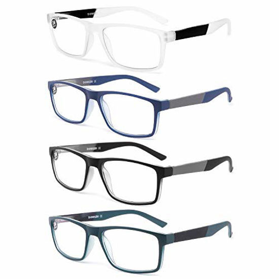 Picture of Blue Light Blocking Reading Glasses 4 Pack Computer Readers for Women Men,Anti Glare UV Ray Filter Eyeglasses +1.50