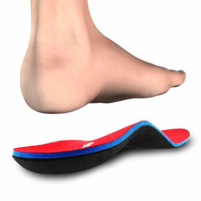  Plantar Fasciitis Feet Insoles Arch Supports Orthotics Inserts  Relieve Flat Feet, High Arch, Foot Pain Mens 12-12 1/2