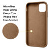 Picture of MOCCA Compatible with iPhone 12 Pro Max Phone Case 6.7 inch with Ring Kickstand | Super Soft Microfiber Lining | Anti-Scratch Full-Body Shockproof Protective Case for iPhone 12 Pro Max - Light Brown