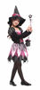 Picture of EOZY Girls Glitter Witch Costume Set Halloween Cosplay Party Dress Up with Hat, Magic Wand and Bag